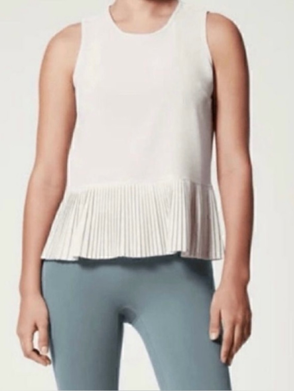 Spanx Yes, Pleats! Tank - Light Cloudy Grey / S